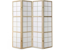 Homestyle4U Kambario pertvara, 176x2,2x175 cm, ruda