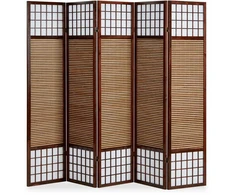 Homestyle4U Kambario pertvara, 220x2.2x175 cm, ruda