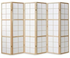 Homestyle4U Kambario pertvara, 264x2.2x175 cm, ruda