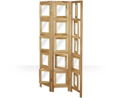 Homestyle4U Kambario pertvara, 93x2x161 cm, ruda
