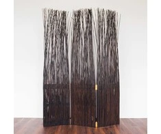 Homestyle4U Kambario pertvara, 120x3x170 cm, ruda