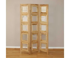 Homestyle4U Kambario pertvara, 93x2x161 cm, ruda