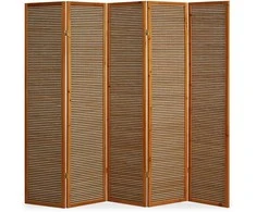 Homestyle4U Kambario pertvara, 220x2.2x175 cm, ruda
