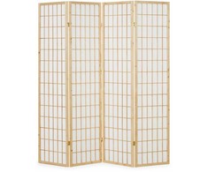 Homestyle4U Kambario pertvara, 176x2.2x175 cm, ruda