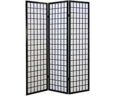 Homestyle4U Kambario pertvara, 132x2.2x175 cm, juoda