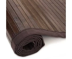 Homestyle4U Kilimėlis, bambukas, 80x240 cm, ruda