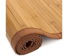 Homestyle4U Kilimėlis, bambukas, 60x240 cm, rudas