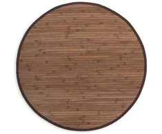 Homestyle4U Kilimėlis, bambukas, 150x150 cm, rudas