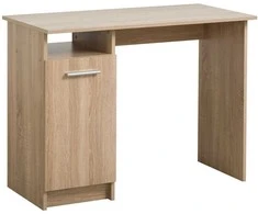 Homestyle4U Kompiuterio stalas, 100x74.5x50 cm, rudas