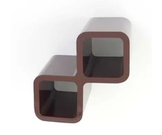 Homestyle4U Lentyna, 16.5x32x20 cm, Ruda