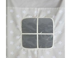 Homestyle4U Vaikiška aukšta lova, masyvi pušis, 207,5x110x96,5 cm, balta