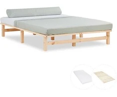 Homestyle4U Lova, 140x28x200 cm, Ruda