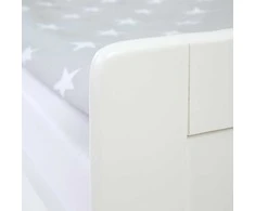 Homestyle4U Dienos lova, 98x206x66 cm, balta
