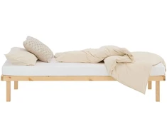 Homestyle4U Lova, 90x33x200 cm, ruda, medžiagos storis: 30 mm