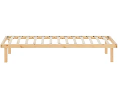 Homestyle4U Lova, 90x33x200 cm, ruda, medžiagos storis: 30 mm
