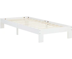 Homestyle4U Lova, 95.5x204x30 cm, balta