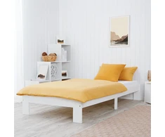 Homestyle4U Lova, 95.5x204x30 cm, balta