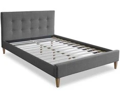Homestyle4U Lova, 185x212 cm, pilka
