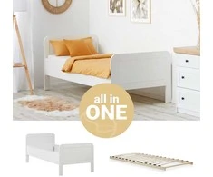 Homestyle4U Lova, 98.5x206x87 cm, balta