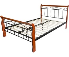 Homestyle4U Lova, 165x214x103 cm, juodai ruda