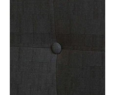 Lova Homestyle4U Lovos rėmas, apmuštas audiniu, superking dydžio, 165x212 cm, juodas