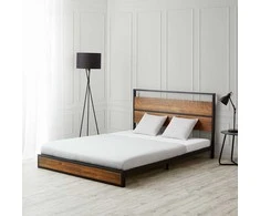 Homestyle4U Lova, 145x94.5x210 cm, juoda