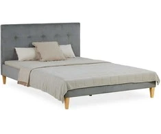 Homestyle4U Lova, 145.5x95x211 cm, pilka