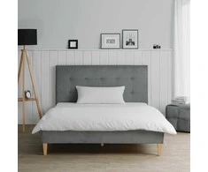 Homestyle4U Lova, 145.5x95x211 cm, pilka