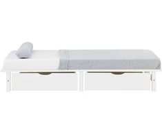 Homestyle4U Lova, 90x200x28 cm, balta