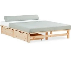 Homestyle4U Lova, 140x200x28 cm, ruda