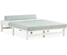 Homestyle4U Lova, 140x200 cm, balta