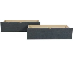 Lova Homestyle4U Lovo stalčių komplektas, 99x37x26 cm, pilka