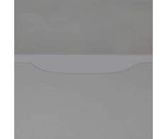 Lova Homestyle4U Lovos stalčius, 173x63x16.2 cm, pilka
