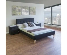 Homestyle4U Lova, 145x212 cm, juoda