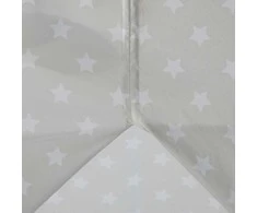 Homestyle4U Vaikiška lova, Tipi palapinės lova, 105.5x208x132.5 cm, balta pilka