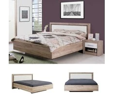 Homestyle4U Lova, 178.5x100.5x208 cm, ruda, balta