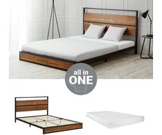 Homestyle4U Lova, 145x94.5x210 cm, juoda