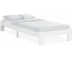 Homestyle4U Lova, 95.5x204x30 cm, balta