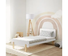 Homestyle4U Lovos rėmas, 95x76,5x209 cm, balta