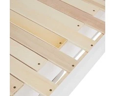 Homestyle4U Lova, 204x86x100 cm, Balta