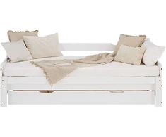 Homestyle4U Lova, 204x86x100 cm, Balta