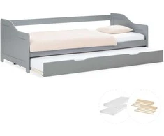 Homestyle4U Lova, 97.5x66x206 cm, Pilka