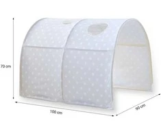 Homestyle4U Lovos tunelis, 90x70x100 cm, pilka