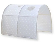 Homestyle4U Lovos tunelis, 90x70x100 cm, pilka