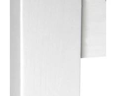 Homestyle4U Lova, 140x28x200 cm, Balta