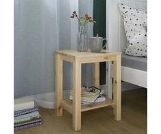 Homestyle4U Naktinis staliukas, 47x32x38 cm, rudas