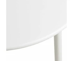 Lauko baldų komplektas Homestyle4U Sodo baldų komplektas, 55x74,5x54 cm, balta