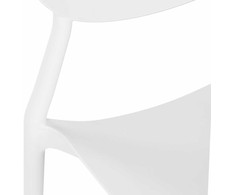Homestyle4U Sodo kėdžių komplektas, 41x80.5x51 cm, balta