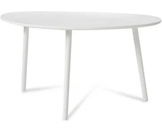 Homestyle4U Šoninis staliukas, 84x50x43.5 cm, balta