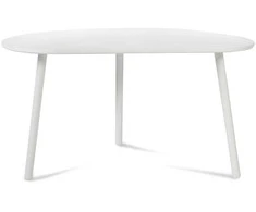 Homestyle4U Šoninis staliukas, 84x50x43.5 cm, balta